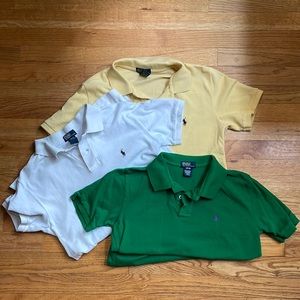 Lot of 3 Ralph Lauren Polo shirts